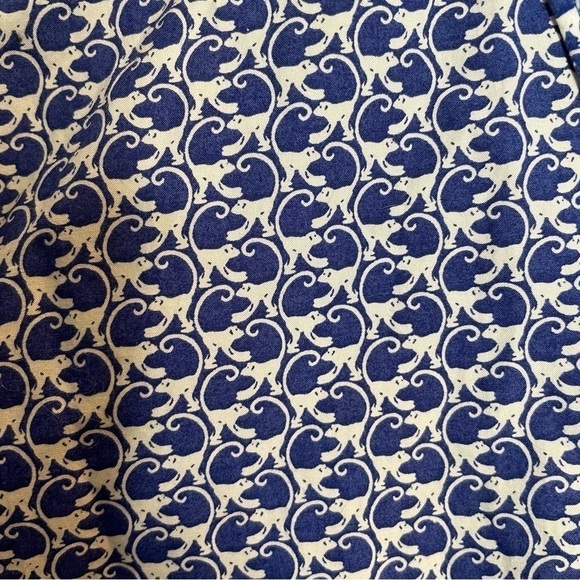 Ted Baker Monkeys Short Sleeve Print Shirt in Blue 2 - Picture 5 of 9